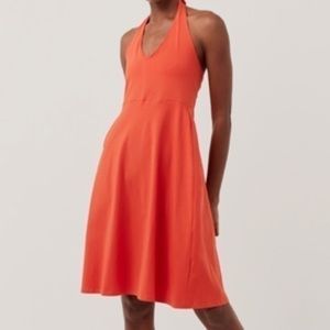 NWT Pact fit and flare halter dress